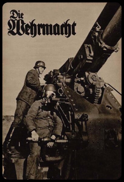 Blechschild - Die Wehrmacht - historisch