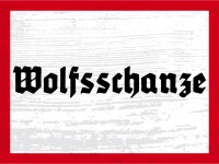 Blechschild - Wolfsschanze