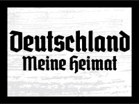 Blechschild - Deutschland meine Heimat