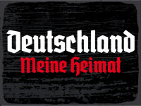 Blechschild - Deutschland meine Heimat