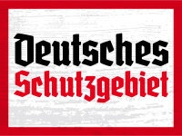 Blechschild - D. Schutzgebiet