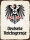 Blechschild - Adler D. Reichsgrenze