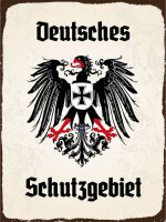 Blechschild - Adler Schutzgebiet