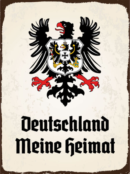 Blechschild - Adler Heimat