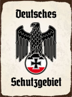 Blechschild - Adler Schutzgebiet