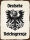 Blechschild - Adler Reichtsgrenze