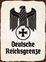 Blechschild - Adler D. Reichsgrenze