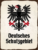 Blechschild - Adler D Schutzgebiet