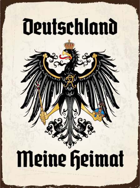 Blechschild - Adler Heimat