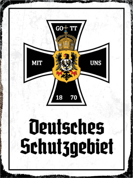 Blechschild - EK D Schutzgebiet