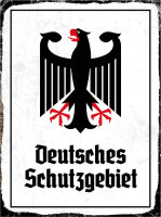 Blechschild - Adler D Schutzgebiet