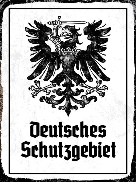 Blechschild - Adler D Schutzgebiet