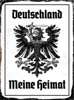 Blechschild - Adler Mein Heimat