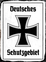 Blechschild - EK Schutzgebiet