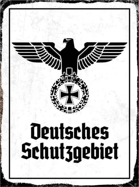 Blechschild - Adler D Schutzgebiet