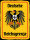 Blechschild - Adler Reichtsgrenze