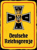 Blechschild - Adler D. Reichsgrenze