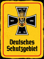 Blechschild - EK D Schutzgebiet