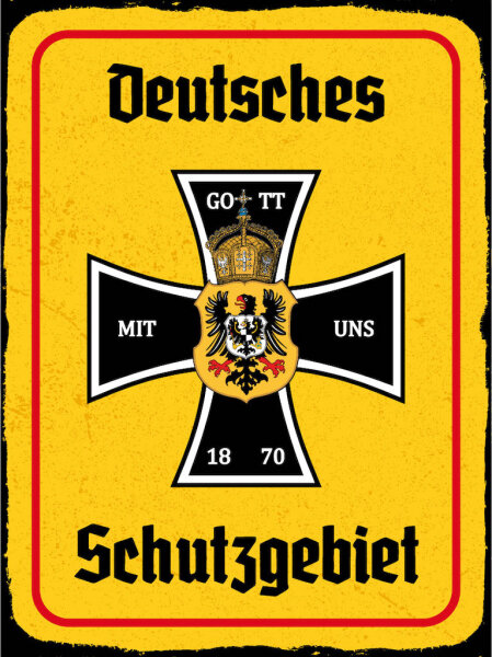 Blechschild - EK Schutzgebiet