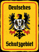 Blechschild - Adler Schutzgebiet