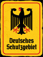 Blechschild - Adler D Schutzgebiet