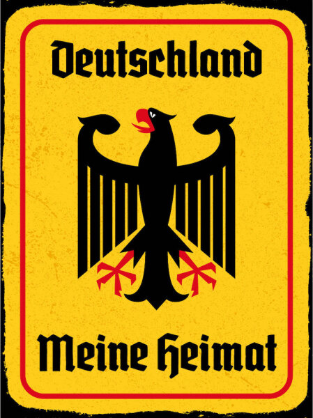 Blechschild - Adler Mein Heimat