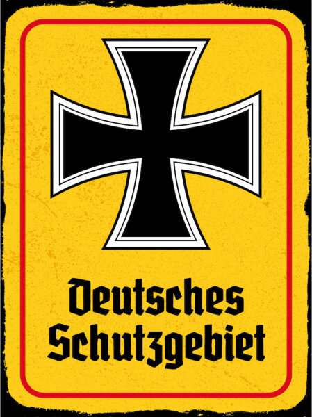 Blechschild - EK D Schutzgebiet