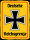 Blechschild - EK Reichtsgrenze