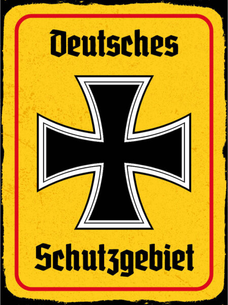 Blechschild - EK Schutzgebiet