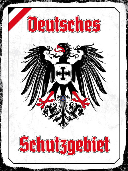 Blechschild - Adler Schutzgebiet