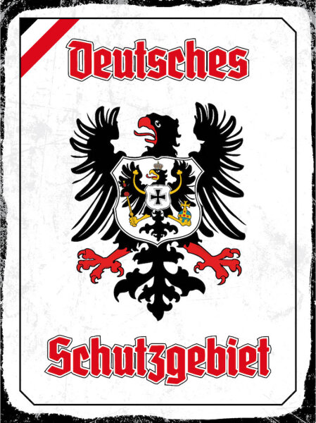 Blechschild - Adler Schutzgebiet