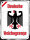 Blechschild - Adler Reichtsgrenze