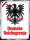 Blechschild - Adler D. Reichsgrenze