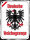 Blechschild - Adler Reichtsgrenze