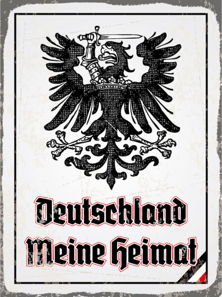 Blechschild - Adler Heimat