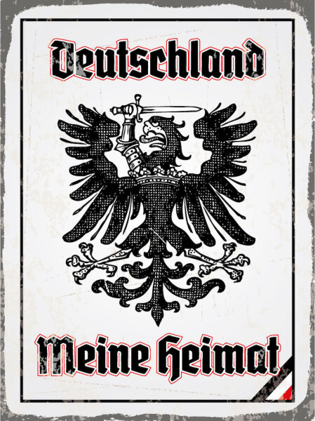 Blechschild - Adler Mein Heimat