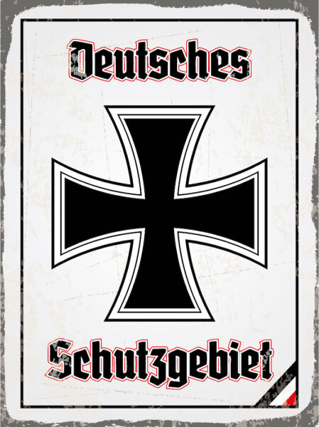 Blechschild - EK Schutzgebiet