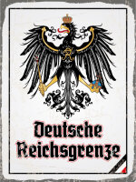 Blechschild - Adler D. Reichsgrenze