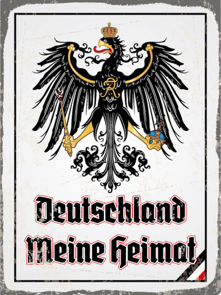 Blechschild - Adler Heimat