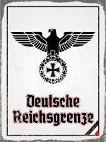 Blechschild - Adler D. Reichsgrenze