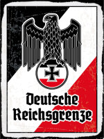 Blechschild - Adler D. Reichsgrenze