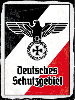 Blechschild - Adler D Schutzgebiet