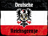 Blechschild - Adler D. Reichsgrenze