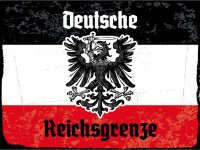 Blechschild - Adler D. Reichsgrenze