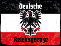 Blechschild - Adler D. Reichsgrenze