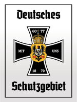 Blechschild - EK Schutzgebiet