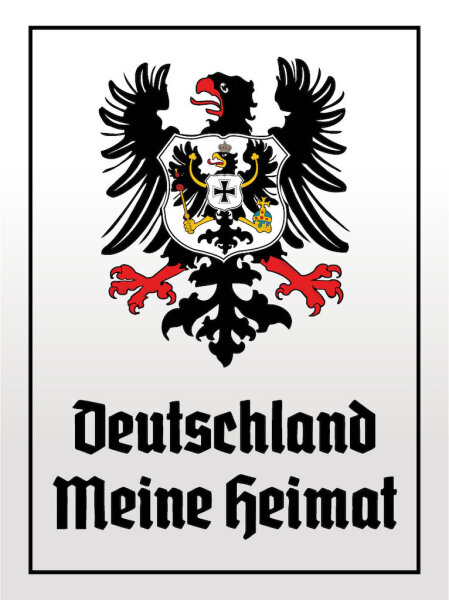 Blechschild - Adler Heimat