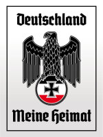 Blechschild - Adler Mein Heimat