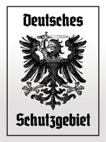 Blechschild - Adler Schutzgebiet