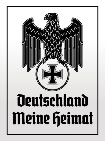 Blechschild - Adler Heimat